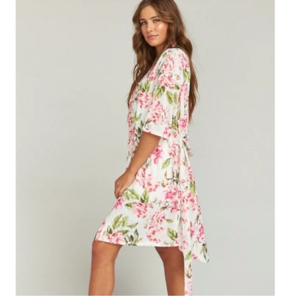 Show Me Your Mumu Brie Robe Garden of Blooms One Size
